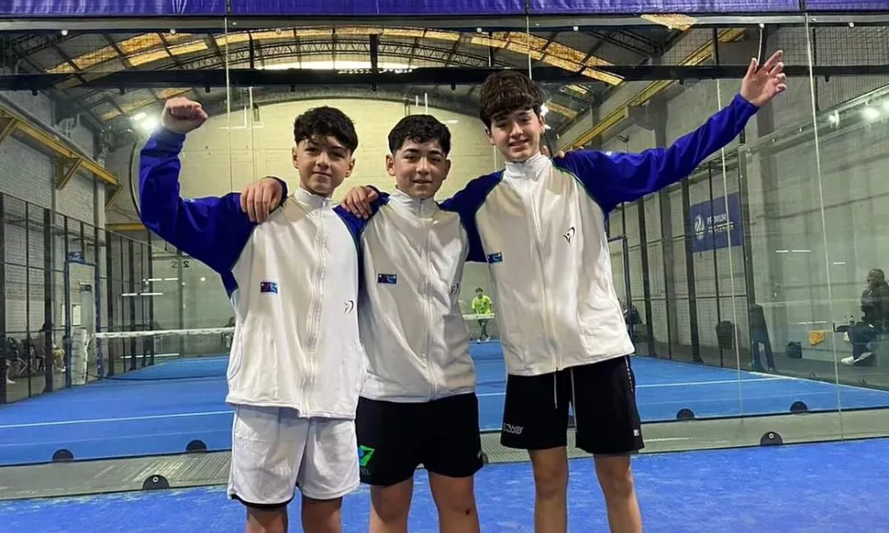 Chubutenses campeones en el Master Nacional de Menores de Pádel