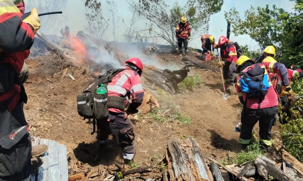 Incendio en El Turbio
