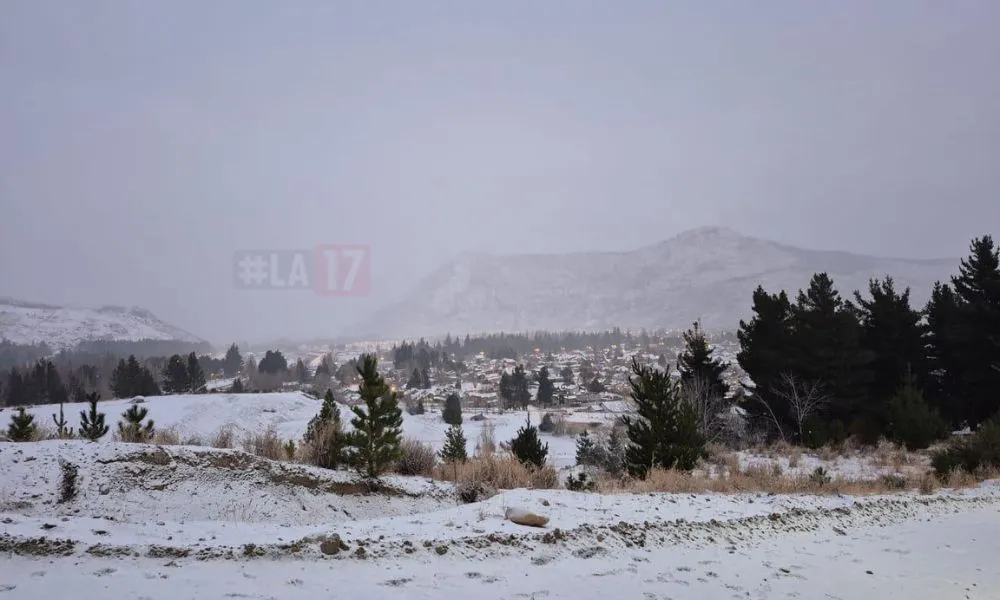 Esquel con nieve