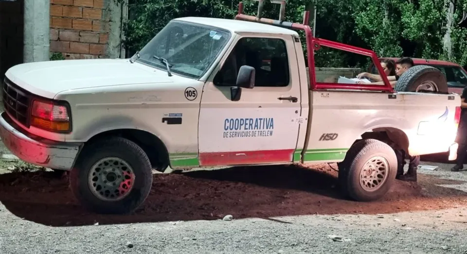 Camioneta de la Cooperativa de Trelew Robada en golpe comando