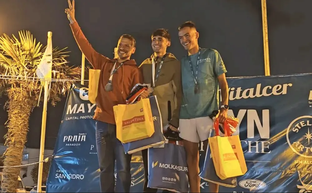 Los maratonistas Muñoz y Casetta se impusieron con autoridad en los 10K nocturnos