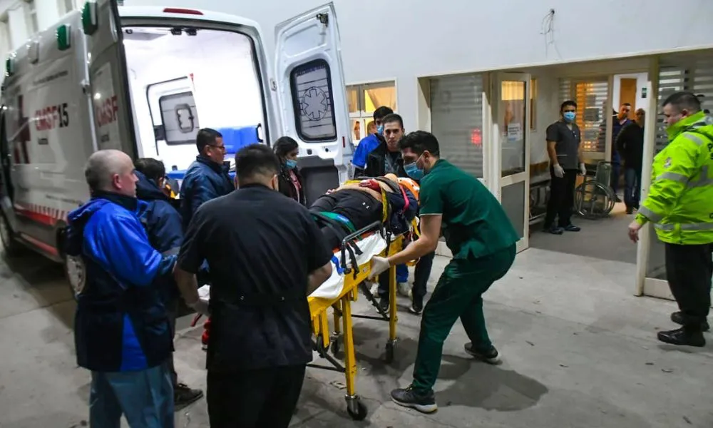 Rescate 2 ccidente fatal en la ruta 3 Foto JOSÉ SILVA LA OPINIÓN AUSTRAL