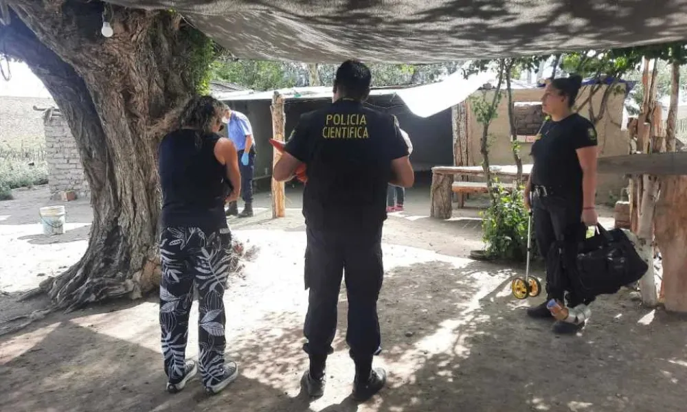 Lugar del homicidio de Nahuelquir