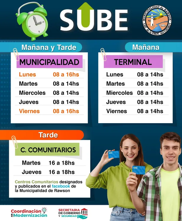 SUBE  Horarios