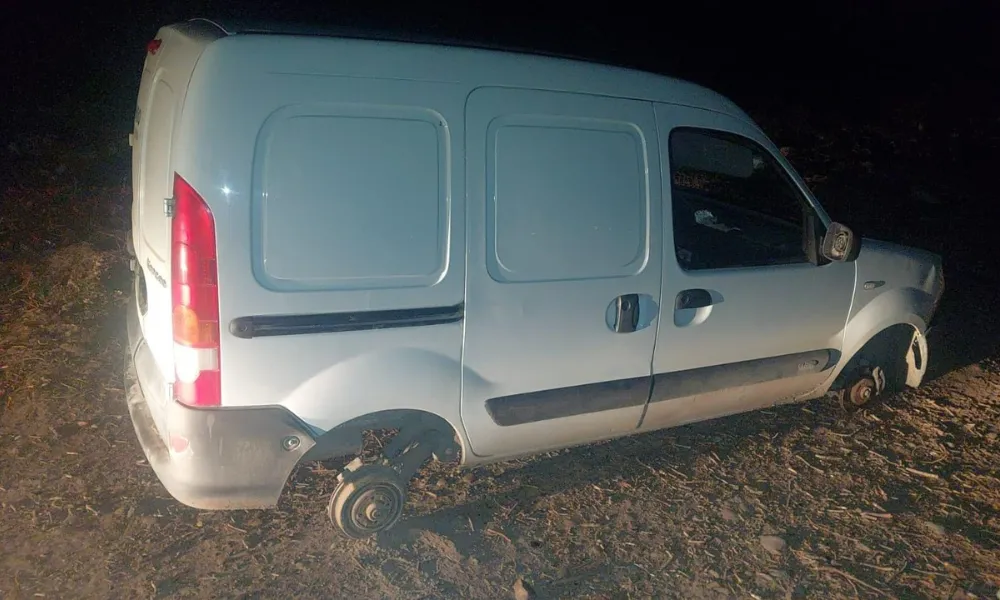 Utilitario hallado en Trelew