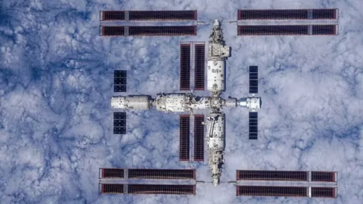 Estación espacial Tiangong. Foto Agencia NA (Agencia Espacial Tripulada de China)