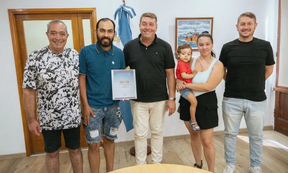 Damian Biss intendente de Rawson