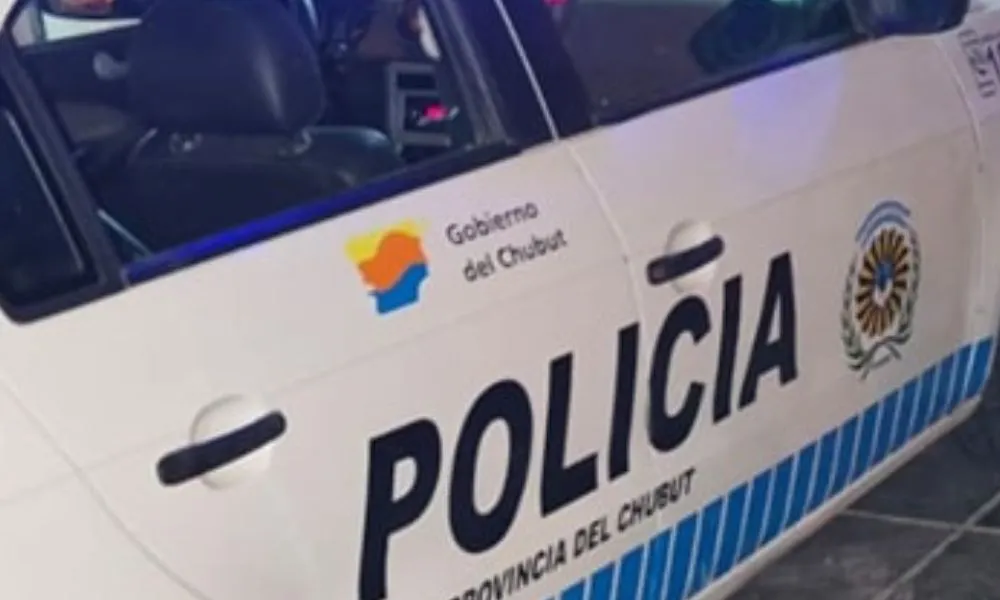 Patrullero policía del Chubut