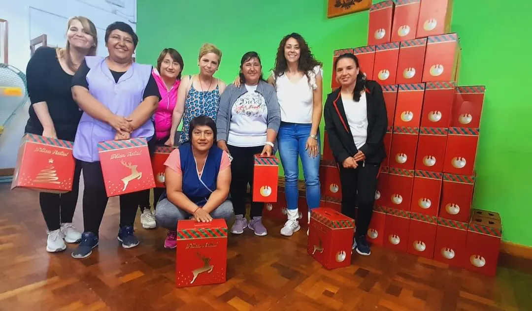 Empleados municipales recibieron cajas navideñas