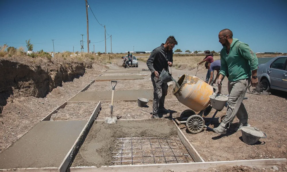 Rawson -Municipio potencia la zona de El Elsa con la construcción de fogones de uso público