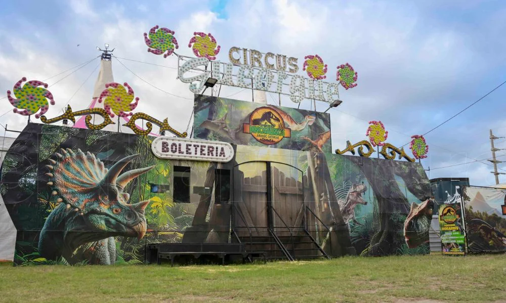 Circo Jurassic Gueorgue. Foto El Chorrillero