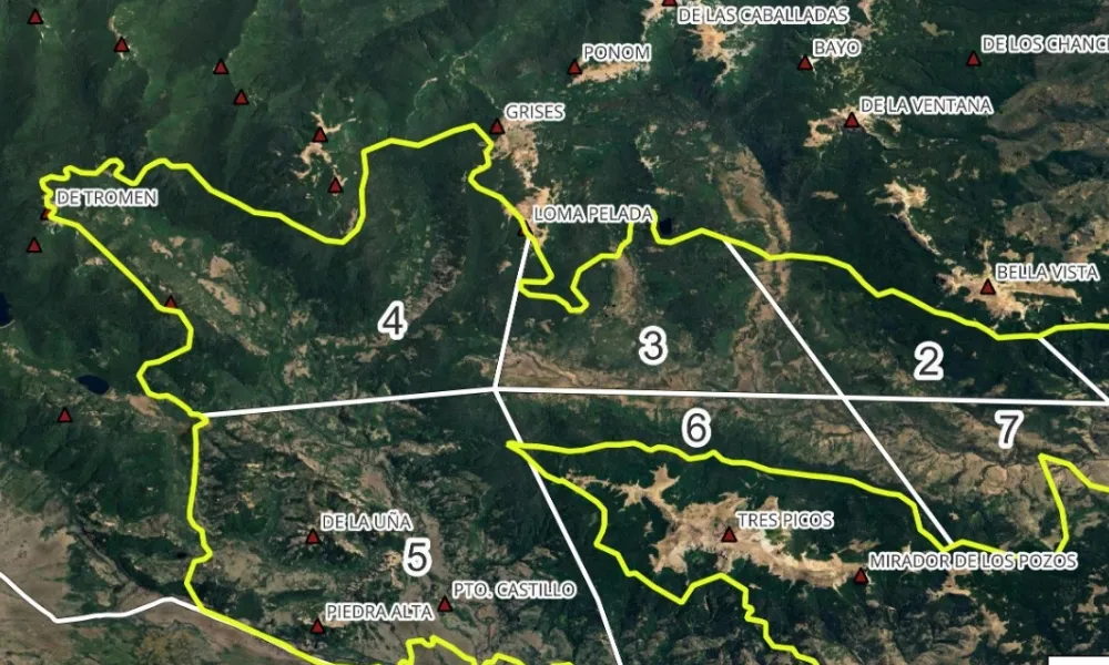 Incendio imagen satelital 