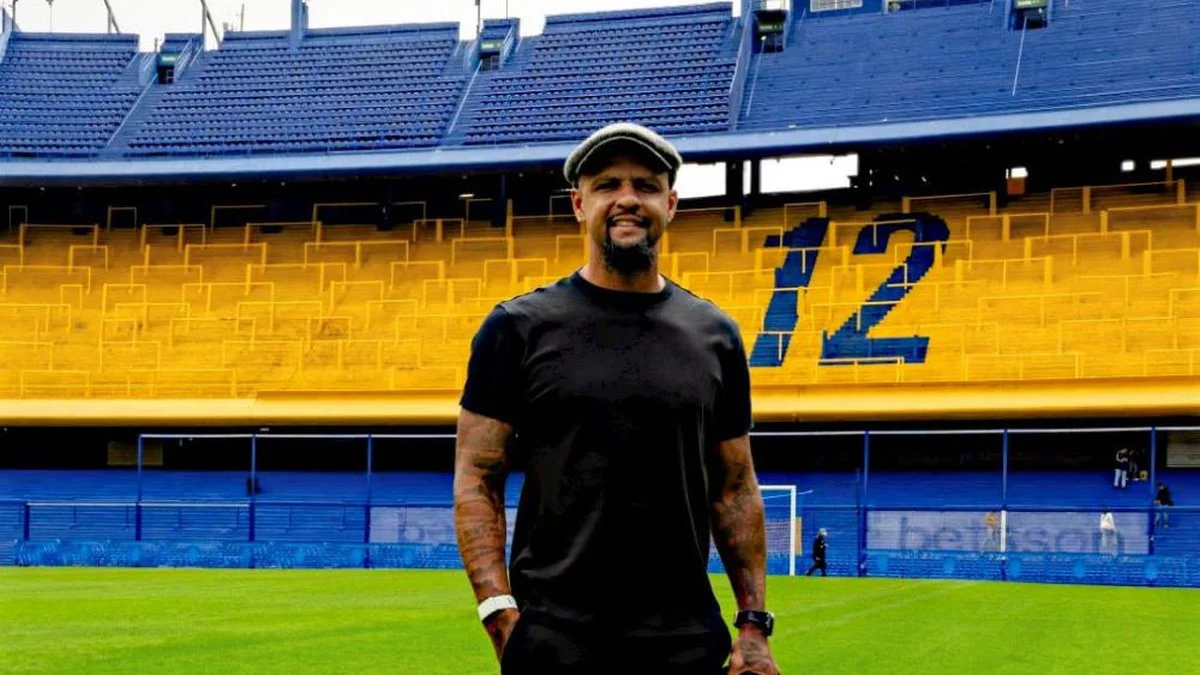 Felipe Melo. Foto Boca Juniors Oficial.