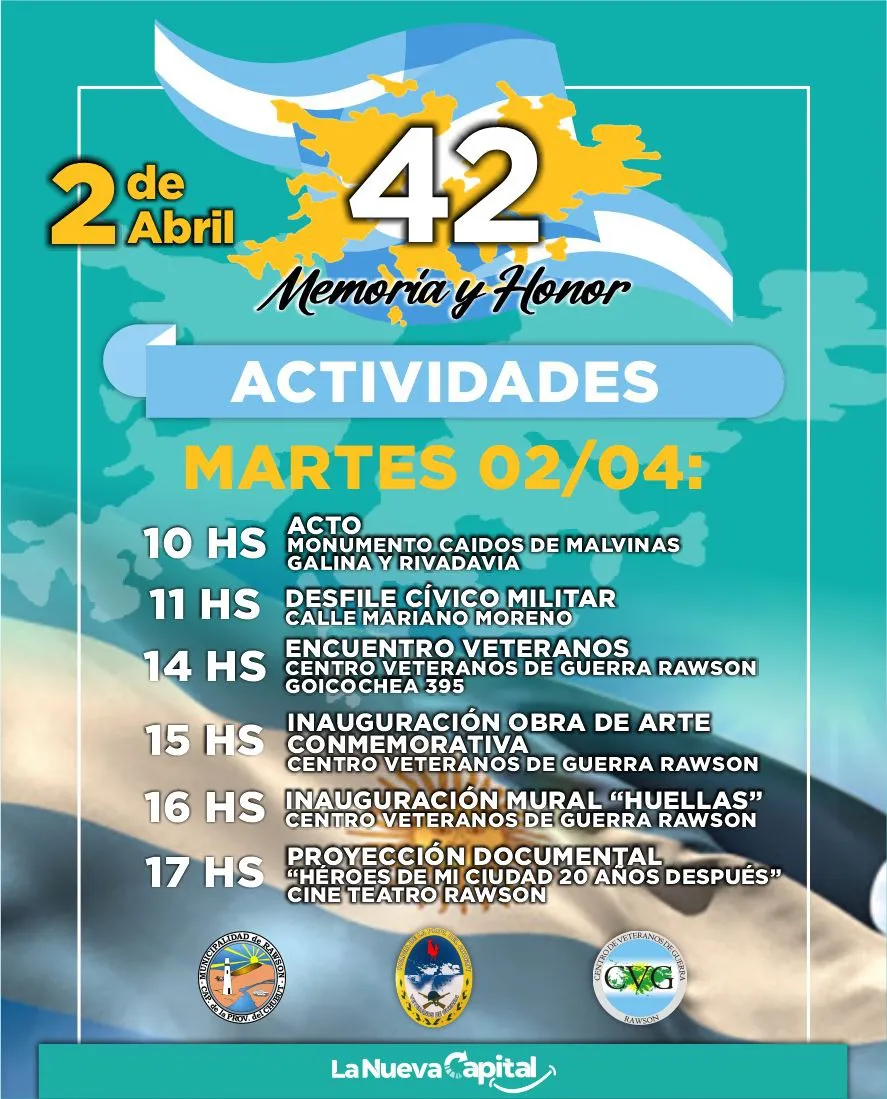 Flyer Actividades martes 2 de abril