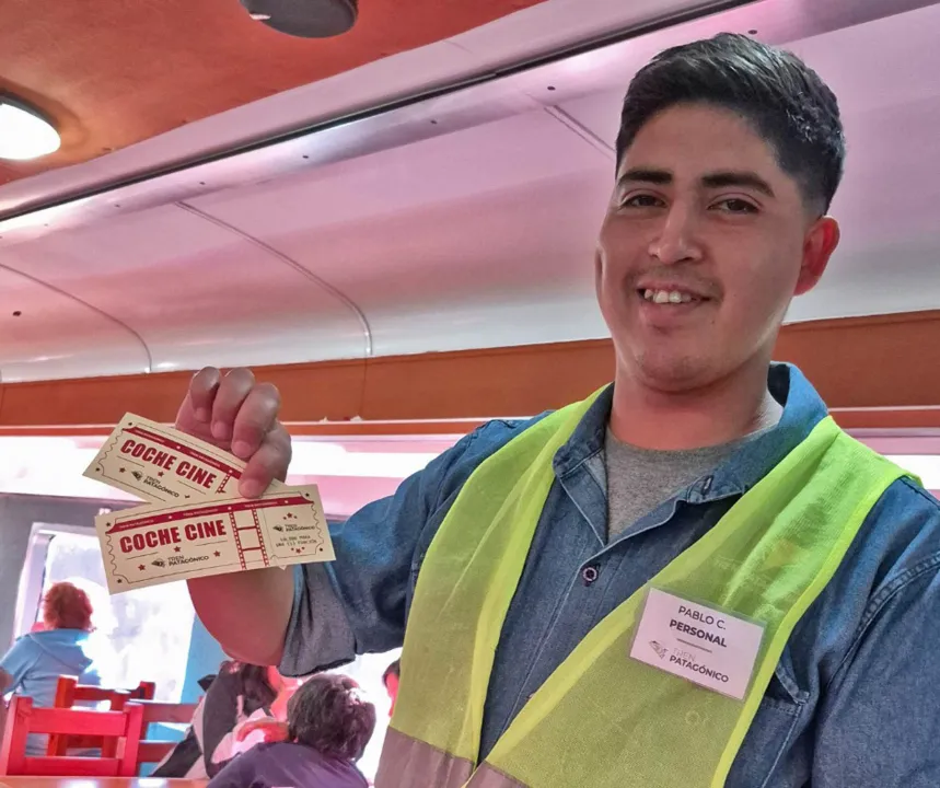 Cine en el Tren Patagónico