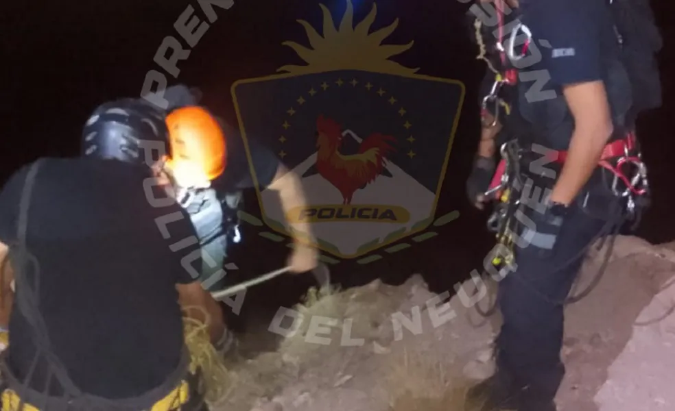 Rescate en Neuquén