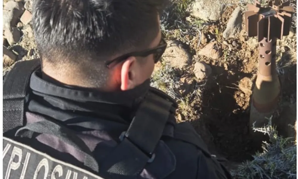 Explosivo cerca de Sarmiento