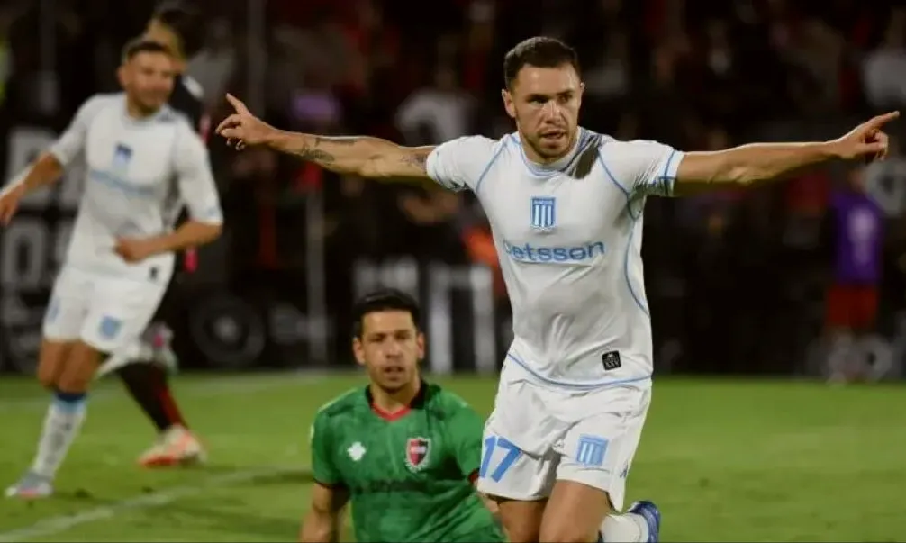 Racing venció 1-0 a Newell’s en un partido con final electrizante