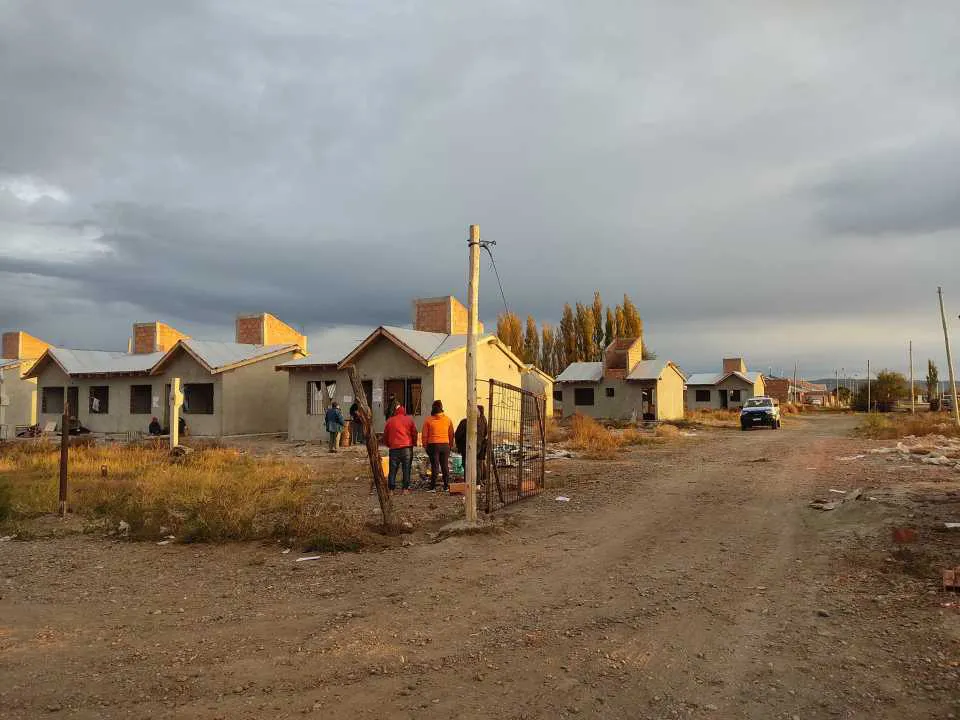 Barrio de casas que intenaron usurpar