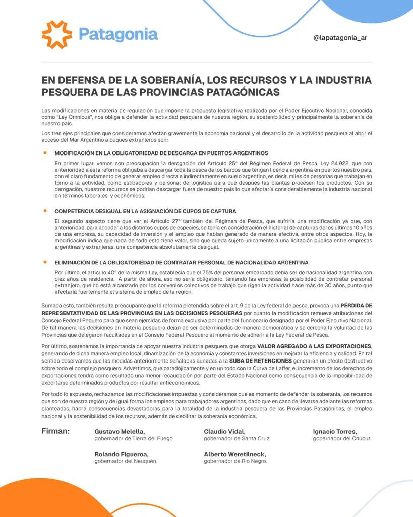 pronunciamiento gobernadores