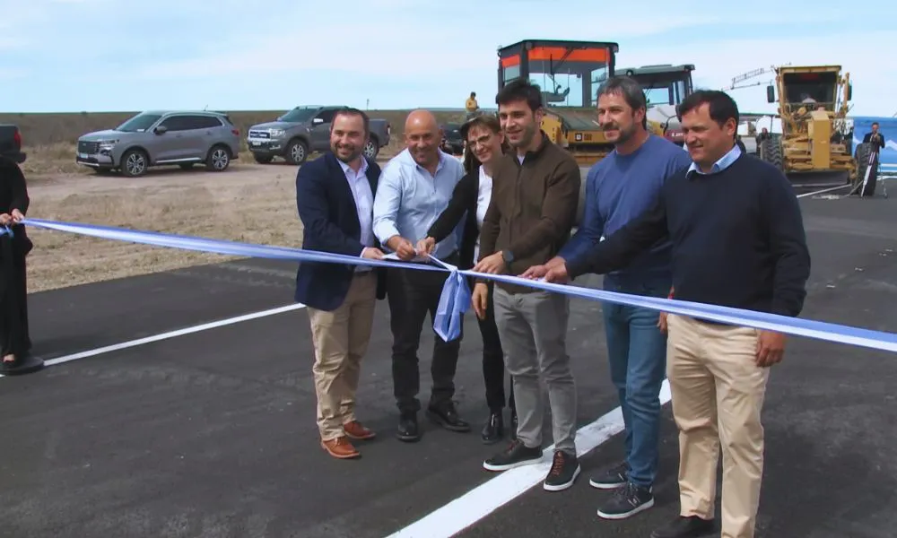 Habilitacion tramo central de la doble trocha Trelew Madryn imagen reeditada por LA17