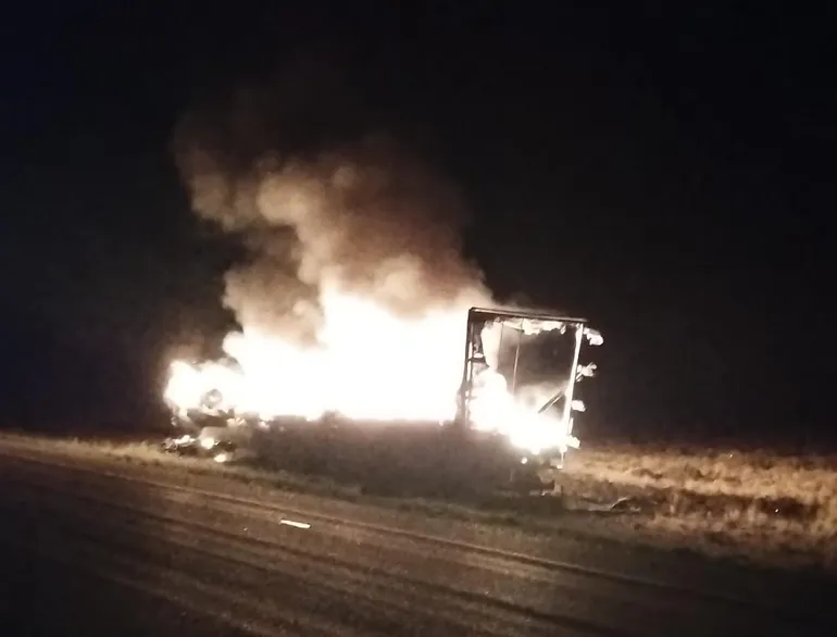 Incendio Camión
