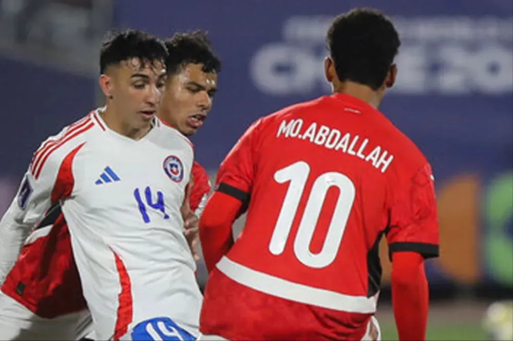 Chile cayó 2-1 ante Egipto en el Mundial Sub 20
