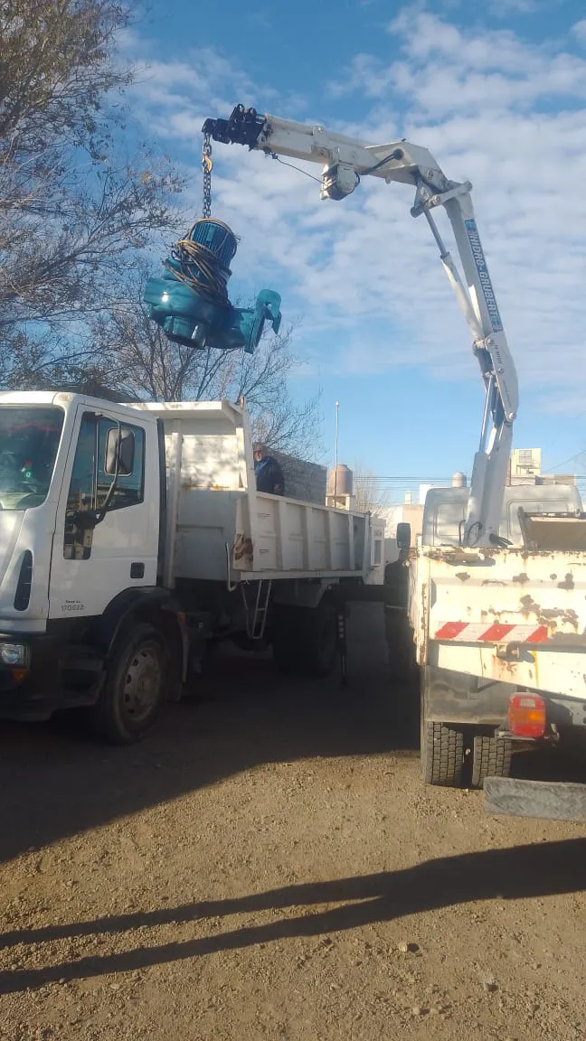 El sistema pluvial de Trelew sumó dos bombas