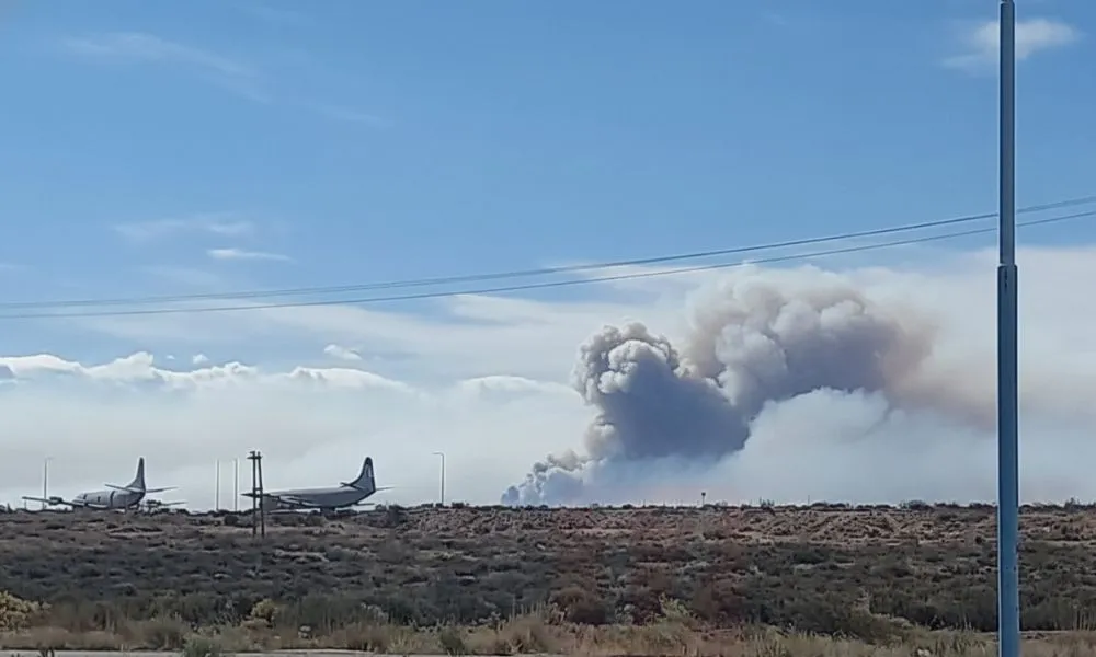 Incendio al norte de Trelew 3