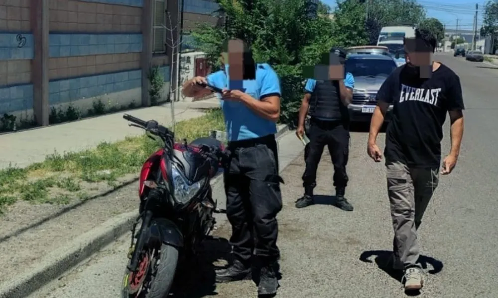 Secuestran una moto en Madryn