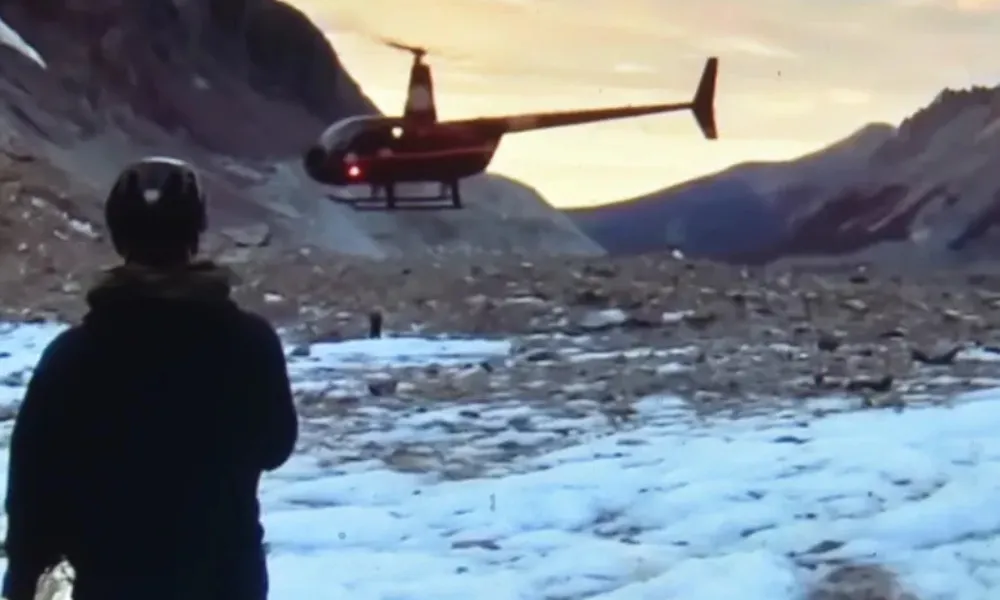 Rescate de dos turistas