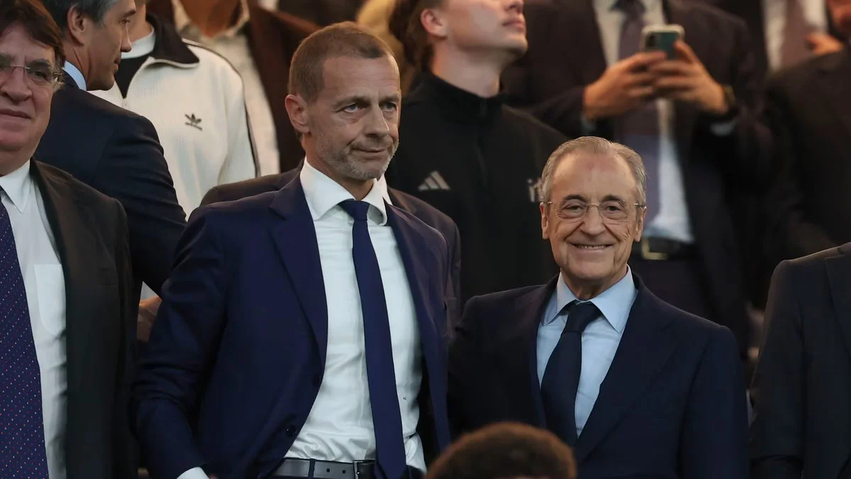 Florentino Pérez y Aleksander Ceferin