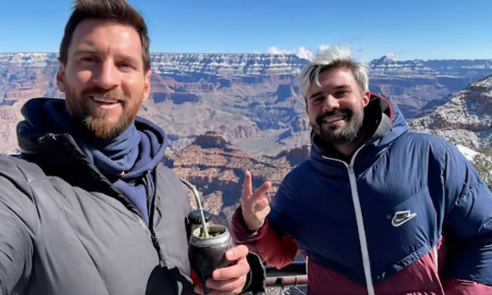 Viaje con Messi