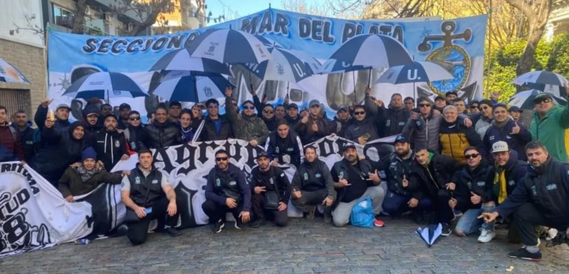 marineros protesta