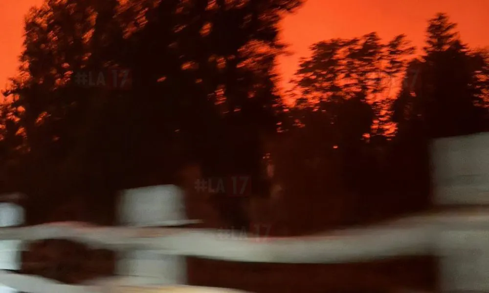 Incendio en El Hoyo foto José Castro