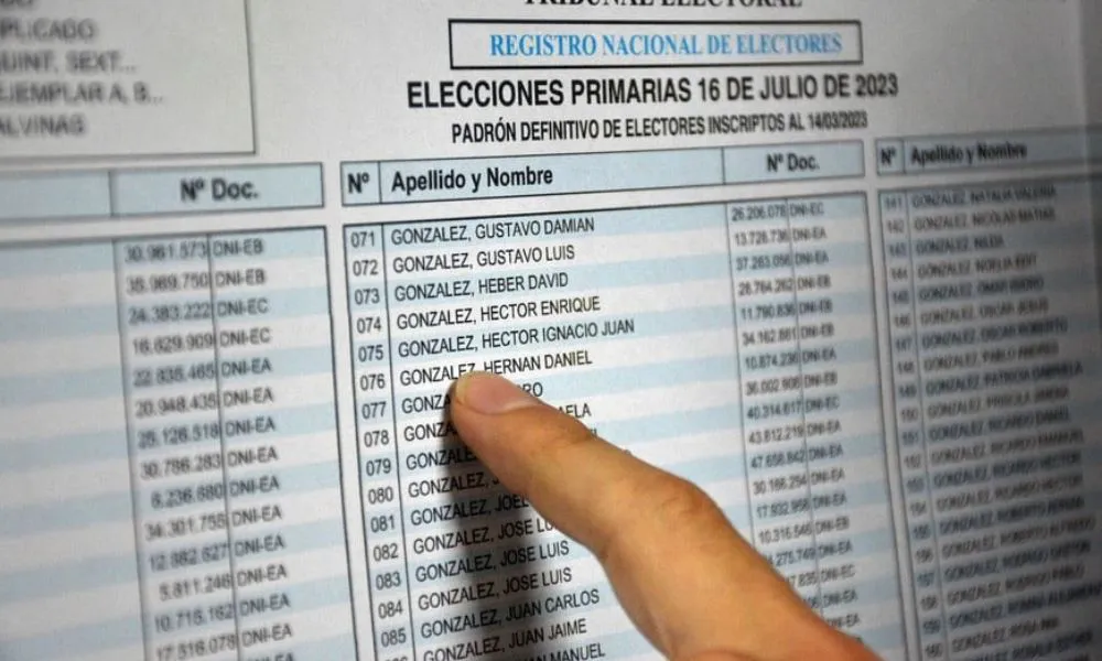 Consulta del Padrón electoral