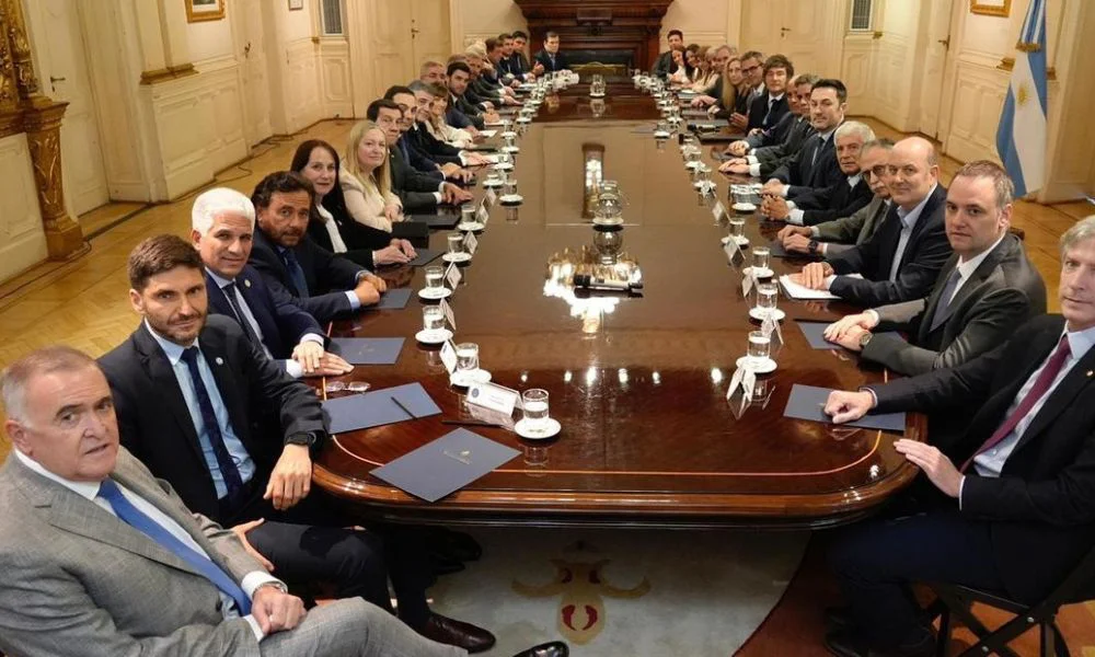 Reunión gobernadores con el Gobierno Nacional