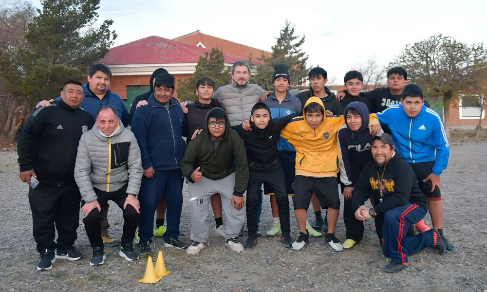 Nueva escuelita de fútbol de Trelew Los Pumitas