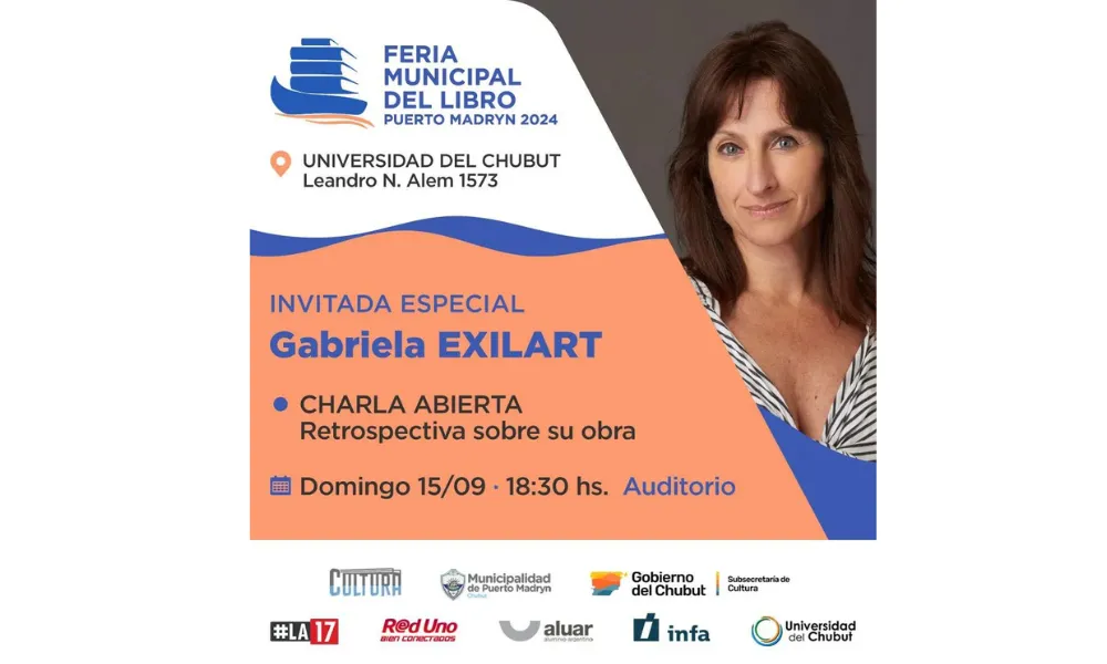 Gabriela Exilart en la Feria Municipal del Libro
