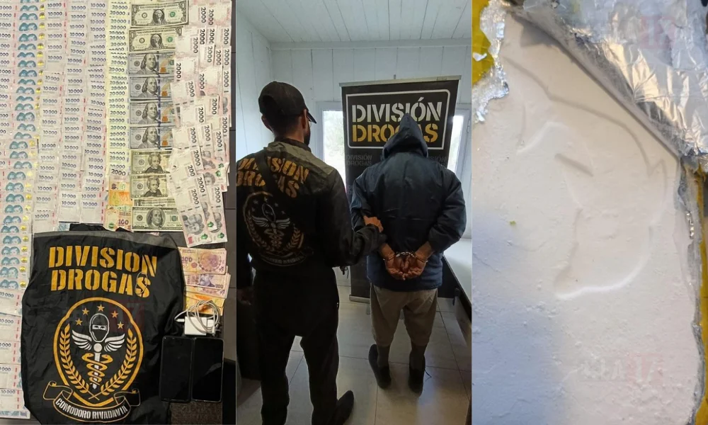 Golpe al narcotráfico en Chubut