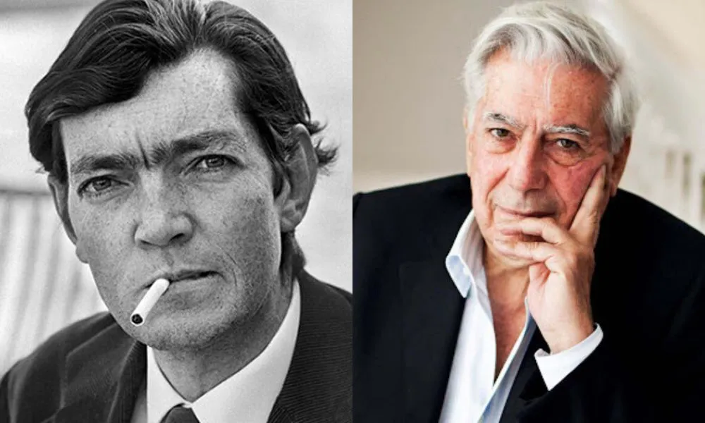Julio Cortázar y Mario Vargas Llosa