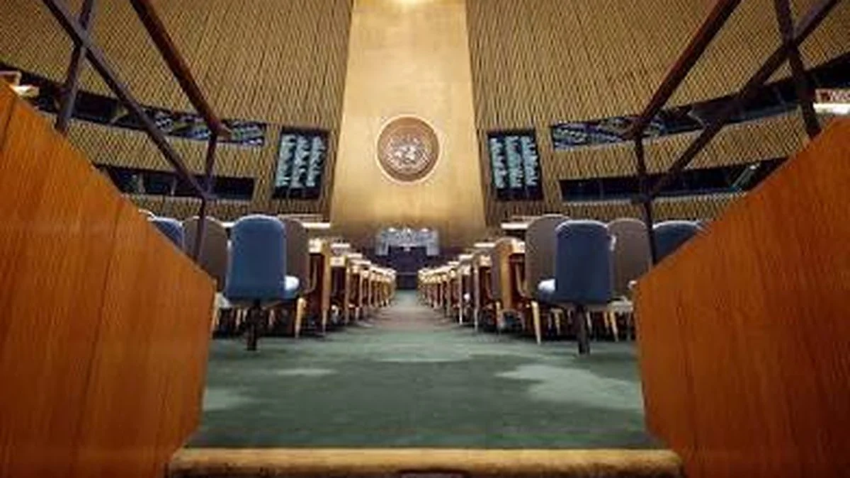 Asamblea de la Organización de Naciones Unidas. Foto ONU