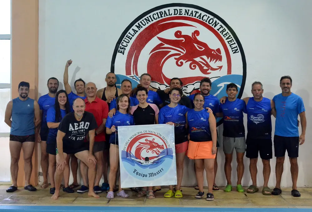 Natación, Trevelin fue sede del primer Master del año 2