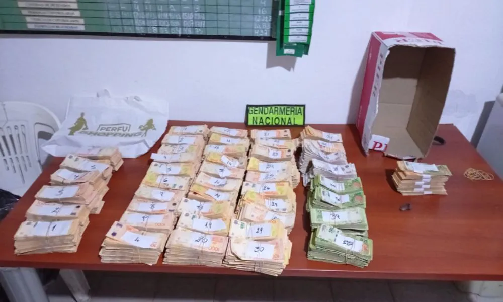 Secuestran casi 100 millones de pesos y mercadería en un operativo sobre la Ruta 11