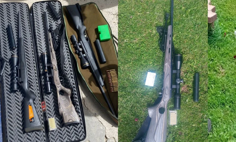 Secuestran armas para caza ilegal en Río Pico