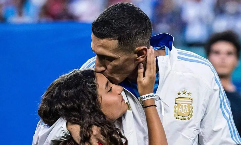 La emotiva carta que le hizo la hija de Di María a su papá 