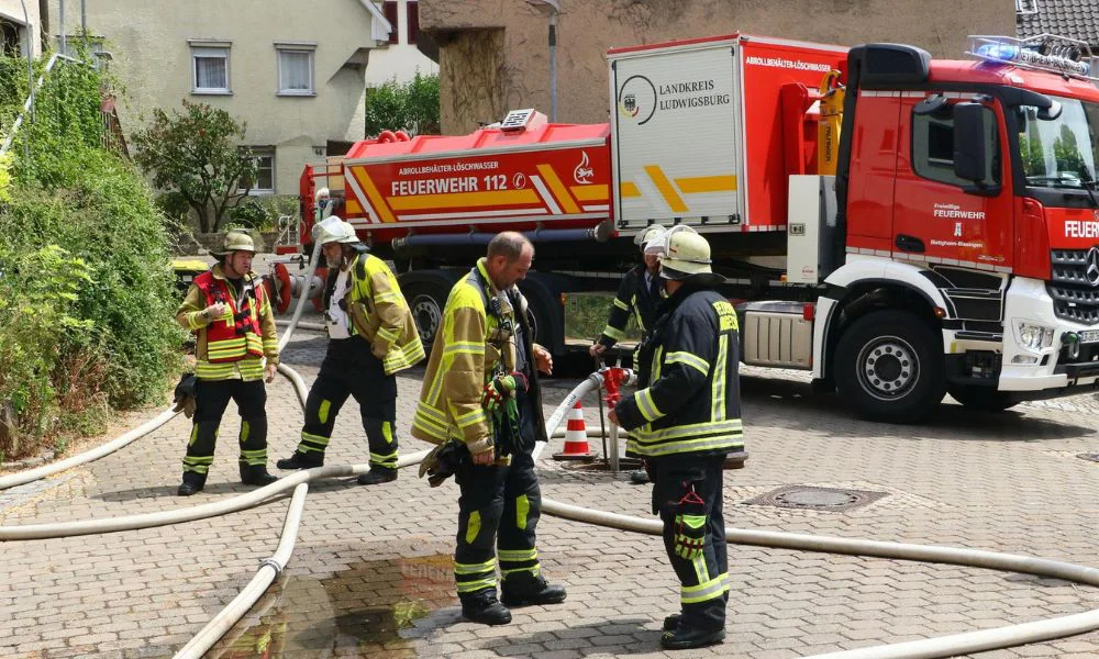 Incendio en un hospital de Alemania. Foto Infobae