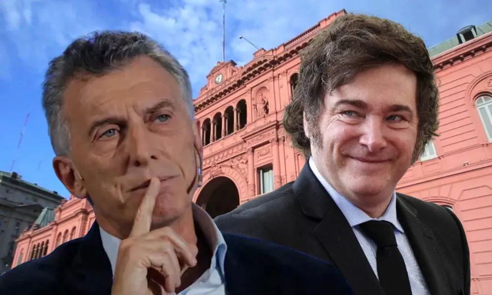 Javier Milei y Mauricio Macri