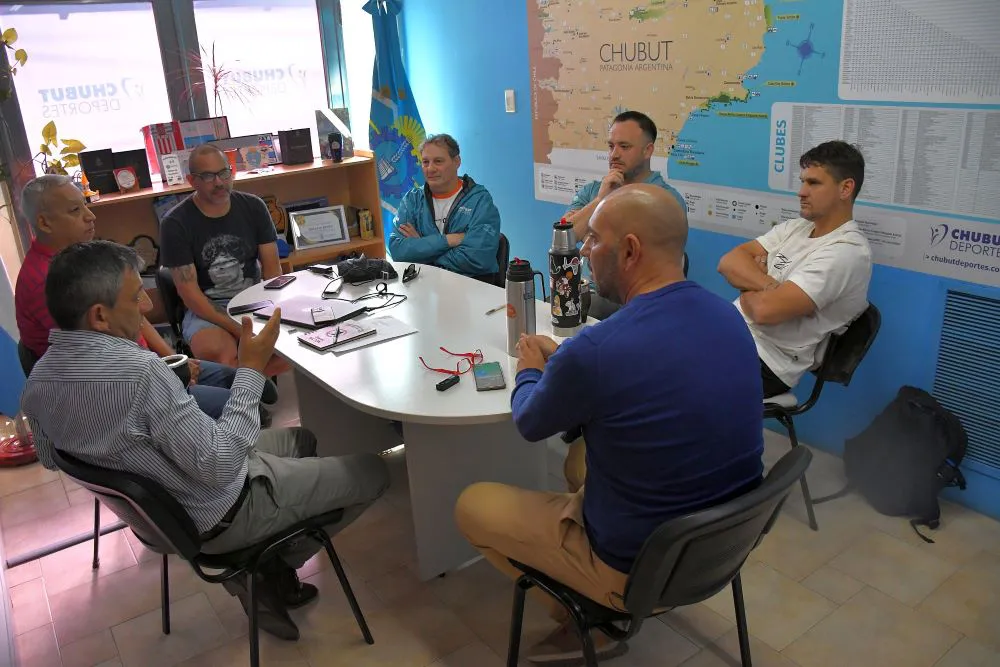 Chubut Deportes se reunió con los cuerpos técnicos provinciales. 3