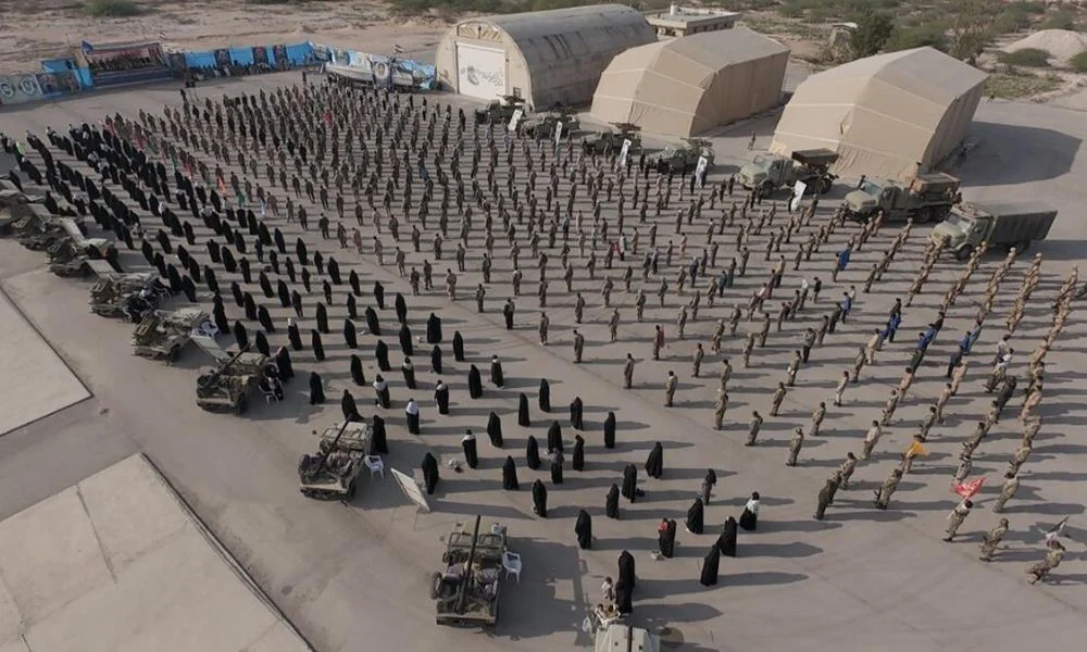 Tropas iraníes se preparan. Foto Cadena 3